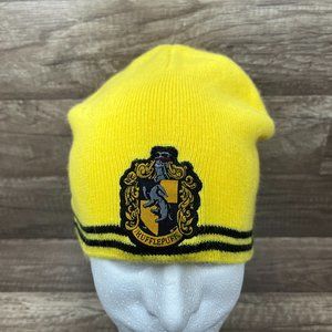 Harry Potter Hufflepuff Universal Studios Beanie Winter Hat Yellow One Size